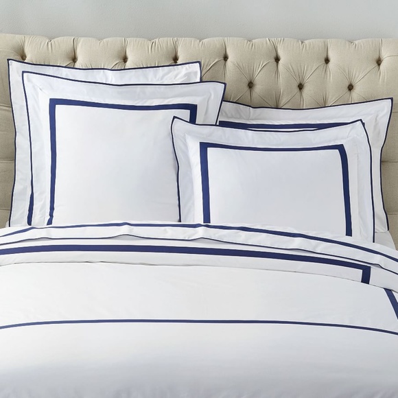 Pottery Barn Morgan Organic Percale Duvet Cover - Picture 2 of 7